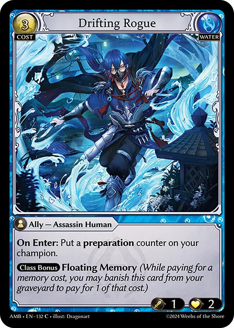 Image for Drifting Rogue (132) (Mortal Ambition) - Grand Archive TCG