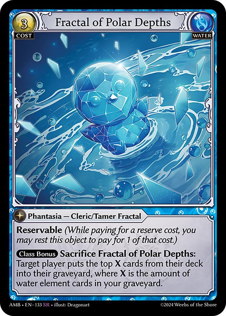 Image for Fractal of Polar Depths (133) (Mortal Ambition) - Grand Archive TCG