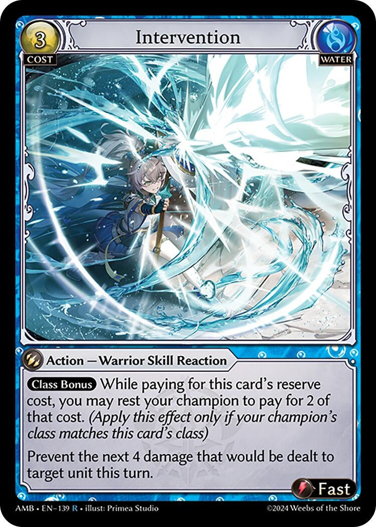Image for Intervention (139) (Mortal Ambition) - Grand Archive TCG