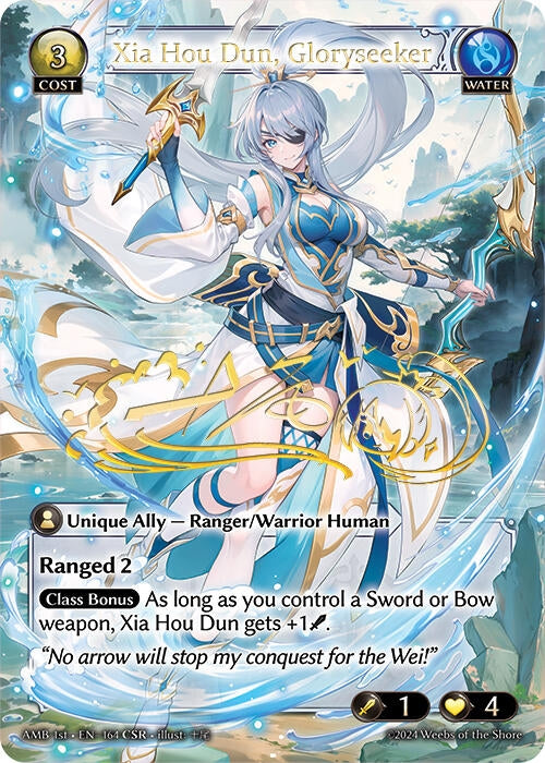 Image for Xia Hou Dun, Gloryseeker (CSR) (164) (Mortal Ambition) - Grand Archive TCG