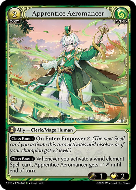 Image for Apprentice Aeromancer (166) (Mortal Ambition) - Grand Archive TCG