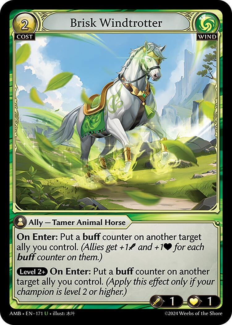 Image for Brisk Windtrotter (171) (Mortal Ambition) - Grand Archive TCG