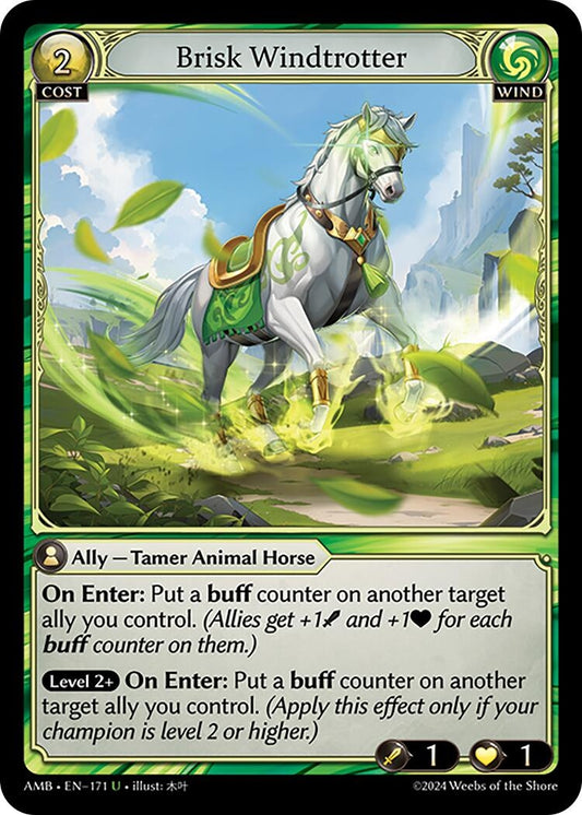 Image for Brisk Windtrotter (171) (Mortal Ambition) - Grand Archive TCG