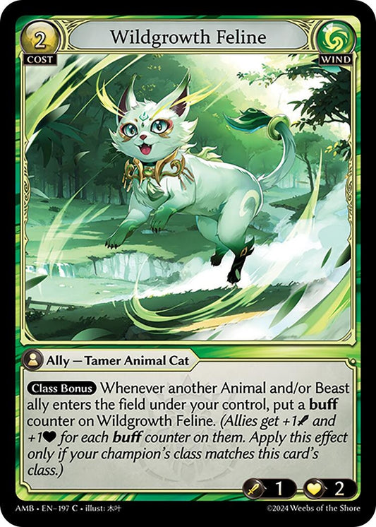 Image for Wildgrowth Feline (197) (Mortal Ambition) - Grand Archive TCG