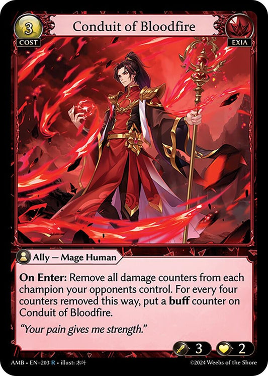 Image for Conduit of Bloodfire (203) (Mortal Ambition) - Grand Archive TCG