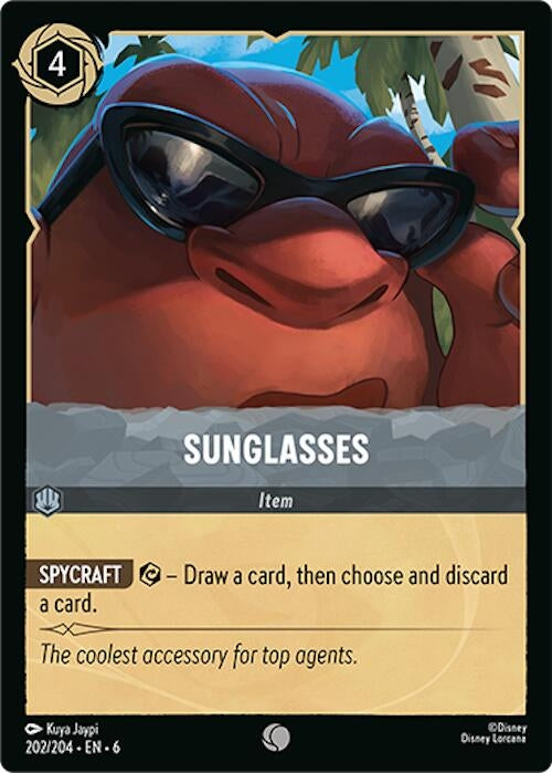 Image for Sunglasses (202/204) (Azurite Sea) - Disney Lorcana