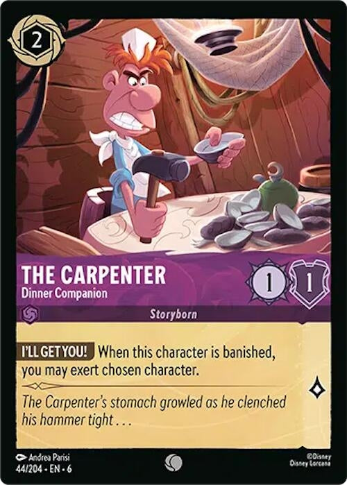 Image for The Carpenter - Dinner Companion (44/204) (Azurite Sea) - Disney Lorcana