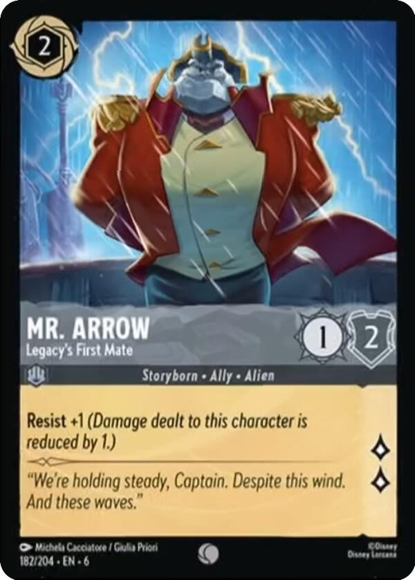Image for Mr. Arrow - Legacy's First Mate (182/204) (Azurite Sea) - Disney Lorcana