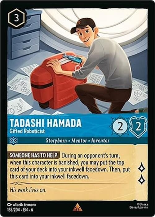 Image for Tadashi Hamada - Gifted Roboticist (155/204) (Azurite Sea) - Disney Lorcana