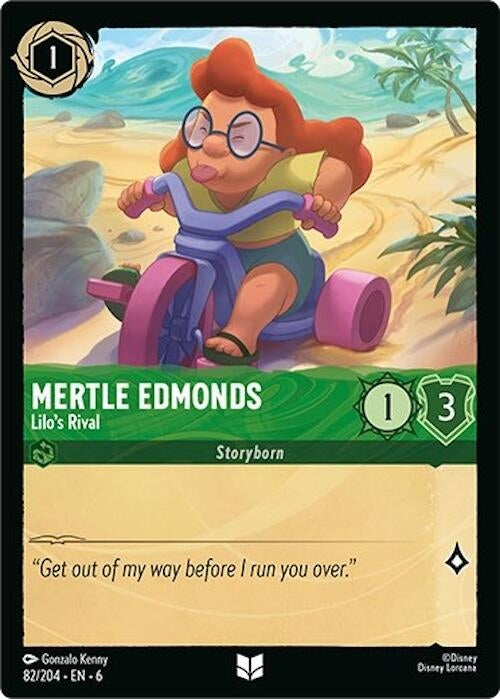 Image for Mertle Edmonds - Lilo's Rival (82/204) (Azurite Sea) - Disney Lorcana
