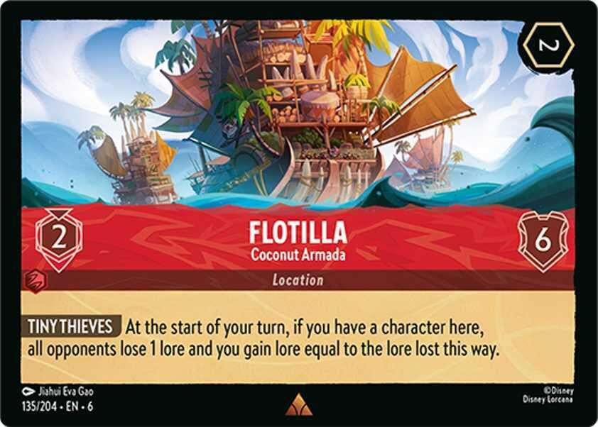 Image for Flotilla - Coconut Armada (135/204) (Azurite Sea) - Disney Lorcana