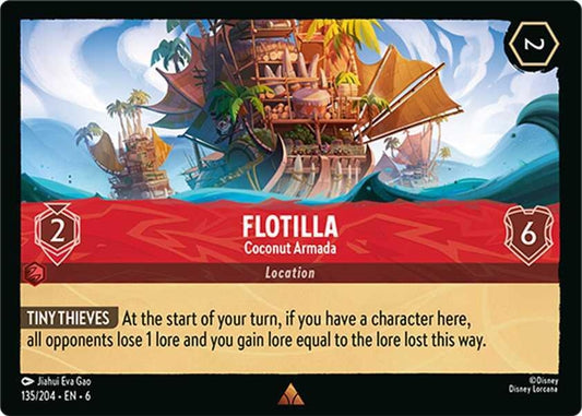 Image for Flotilla - Coconut Armada (135/204) (Azurite Sea) - Disney Lorcana