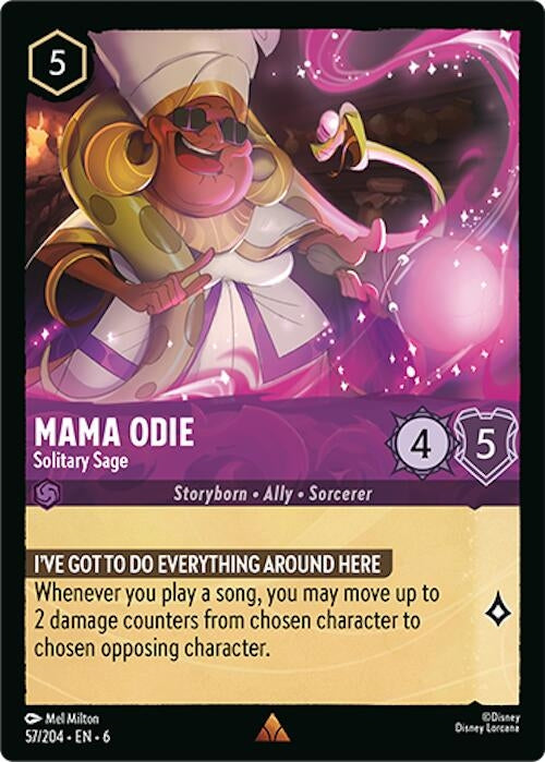 Image for Mama Odie - Solitary Sage (57/204) (Azurite Sea) - Disney Lorcana