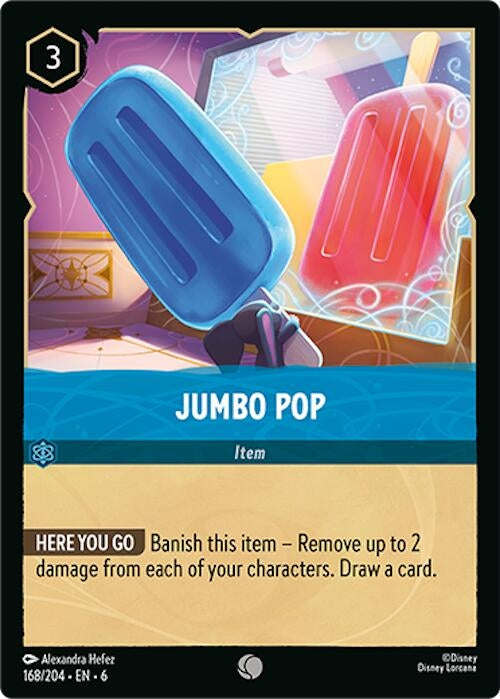 Image for Jumbo Pop (168/204) (Azurite Sea) - Disney Lorcana