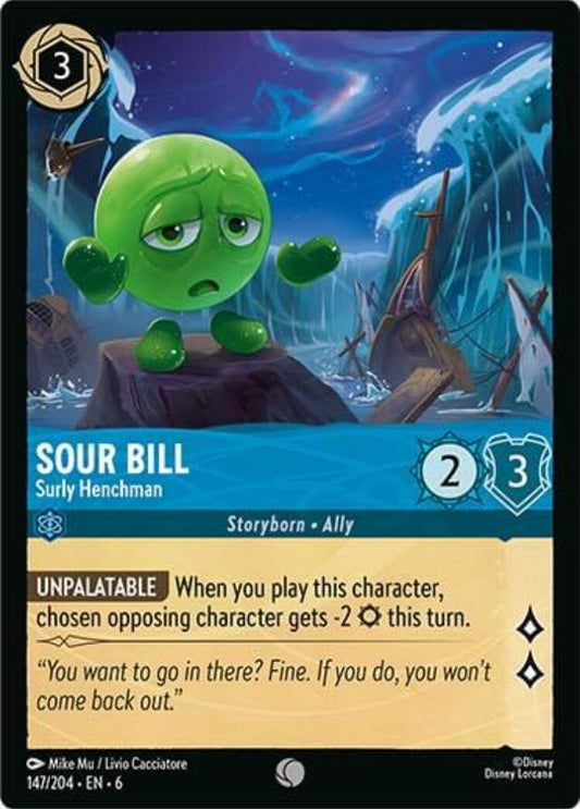 Image for Sour Bill - Surly Henchman (147/204) (Azurite Sea) - Disney Lorcana