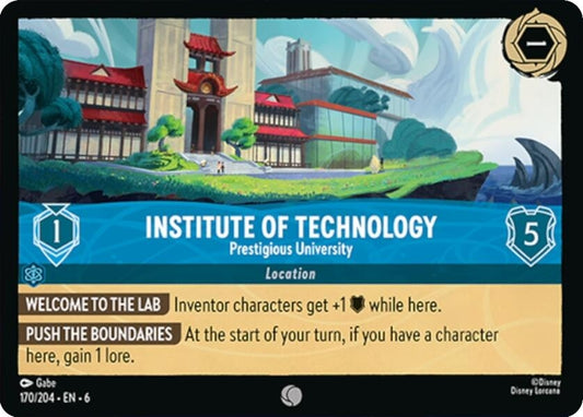 Image for Institute of Technology - Prestigious University (170/204) (Azurite Sea) - Disney Lorcana