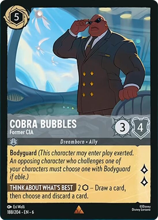 Image for Cobra Bubbles - Former CIA (188/204) (Azurite Sea) - Disney Lorcana