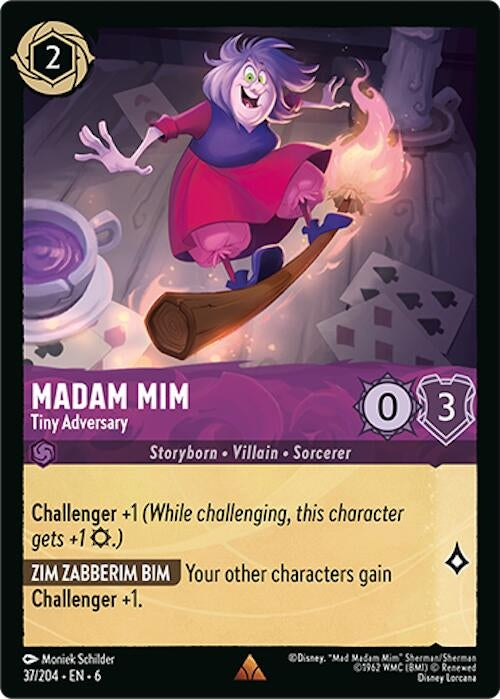 Image for Madam Mim - Tiny Adversary (37/204) (Azurite Sea) - Disney Lorcana