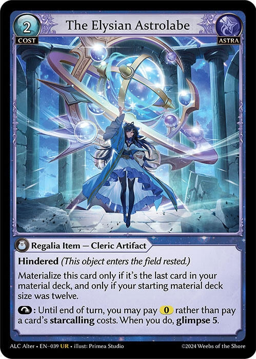 Image for The Elysian Astrolabe (039) (Alchemical Revolution Alter Edition) - Grand Archive TCG