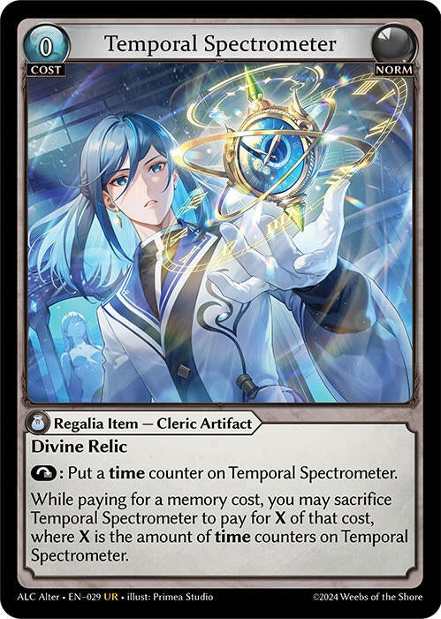 Image for Temporal Spectrometer (029) (Alchemical Revolution Alter Edition) - Grand Archive TCG