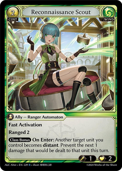 Image for Reconnaissance Scout (229) (Alchemical Revolution Alter Edition) - Grand Archive TCG