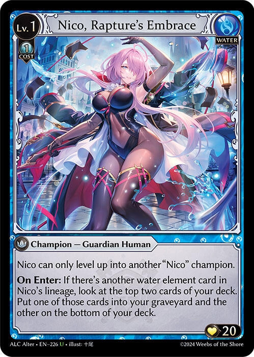 Image for Nico, Rapture's Embrace (226) (Alchemical Revolution Alter Edition) - Grand Archive TCG
