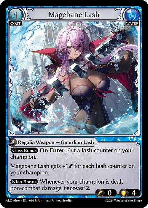 Image for Magebane Lash (036) (Alchemical Revolution Alter Edition) - Grand Archive TCG