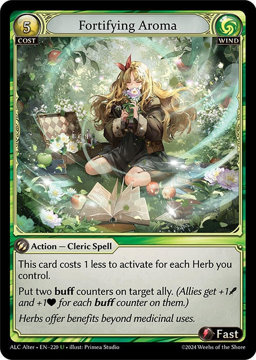 Image for Fortifying Aroma (220) (Alchemical Revolution Alter Edition) - Grand Archive TCG