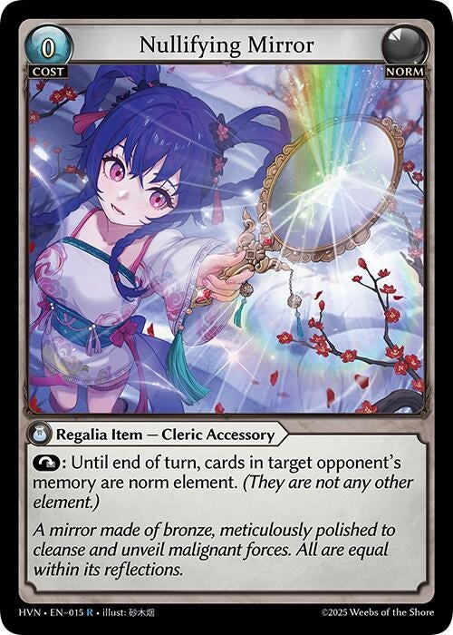 Image for Nullifying Mirror (015) (Abyssal Heaven) - Grand Archive TCG