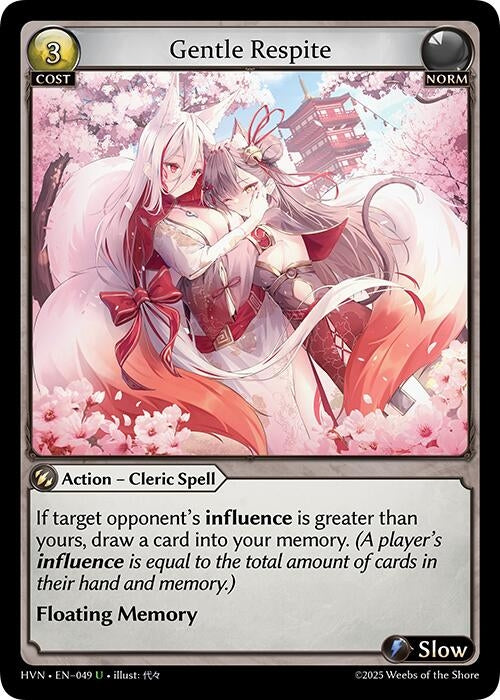 Image for Gentle Respite (049) (Abyssal Heaven) - Grand Archive TCG