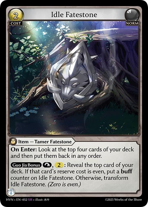 Image for Idle Fatestone // Bolstered Boar (052) (Abyssal Heaven) - Grand Archive TCG