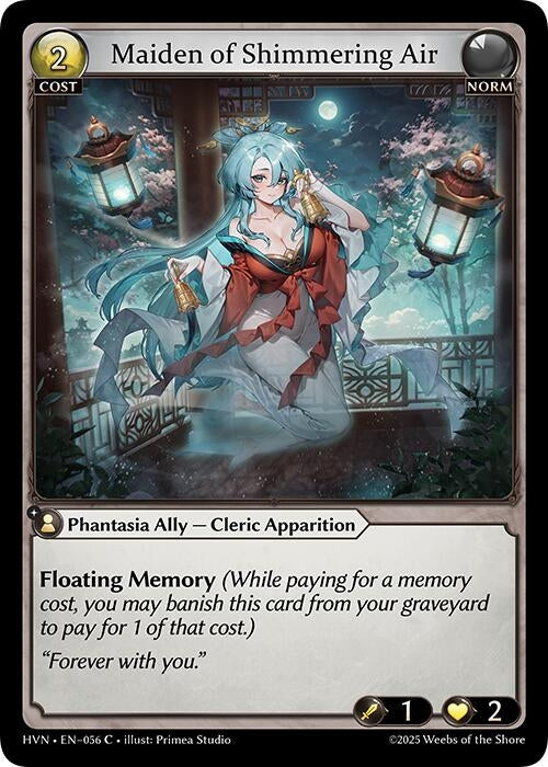 Image for Maiden of Shimmering Air (056) (Abyssal Heaven) - Grand Archive TCG