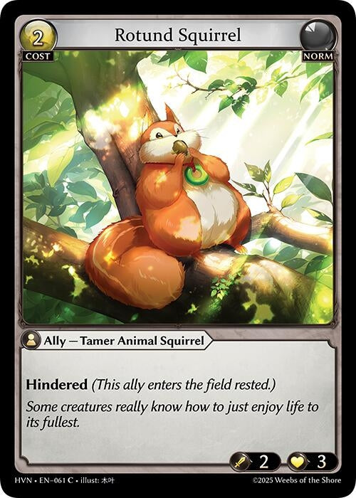 Image for Rotund Squirrel (061) (Abyssal Heaven) - Grand Archive TCG