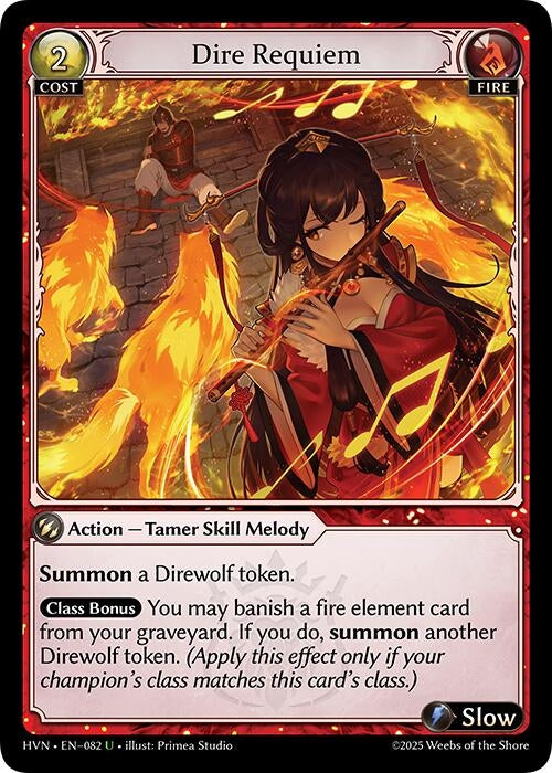 Image for Dire Requiem (082) (Abyssal Heaven) - Grand Archive TCG