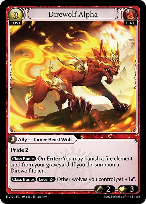 Image for Direwolf Alpha (084) (Abyssal Heaven) - Grand Archive TCG