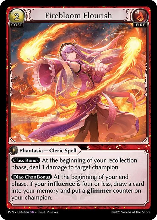 Image for Firebloom Flourish (086) (Abyssal Heaven) - Grand Archive TCG