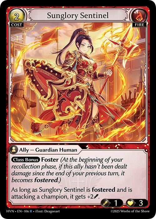 Image for Sunglory Sentinel (106) (Abyssal Heaven) - Grand Archive TCG