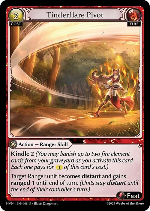 Image for Tinderflare Pivot (108) (Abyssal Heaven) - Grand Archive TCG