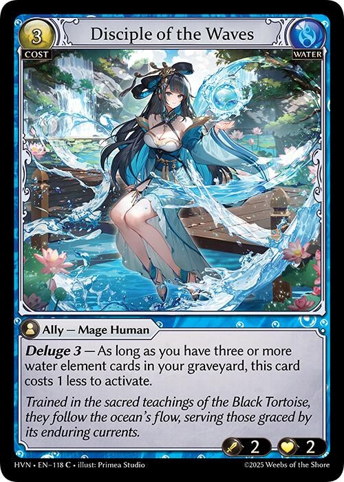 Image for Disciple of the Waves (118) (Abyssal Heaven) - Grand Archive TCG