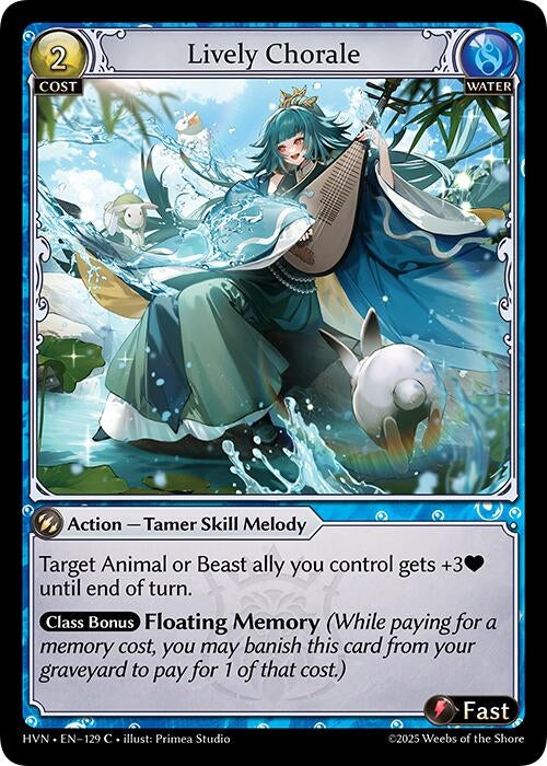 Image for Lively Chorale (129) (Abyssal Heaven) - Grand Archive TCG