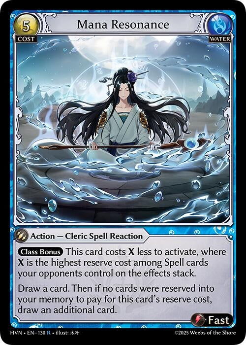 Image for Mana Resonance (130) (Abyssal Heaven) - Grand Archive TCG