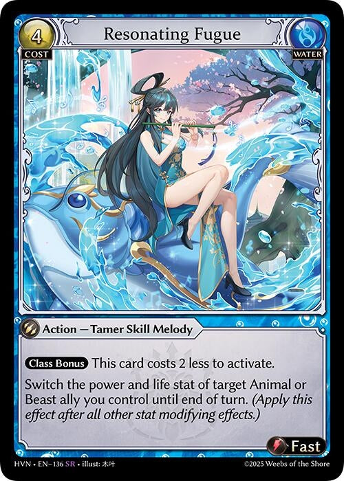 Image for Resonating Fugue (136) (Abyssal Heaven) - Grand Archive TCG