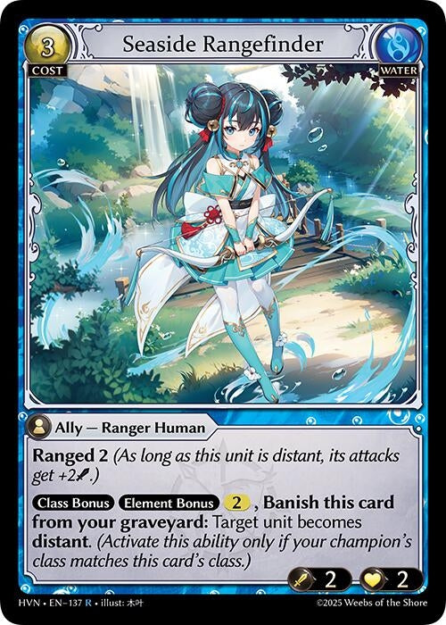 Image for Seaside Rangefinder (137) (Abyssal Heaven) - Grand Archive TCG