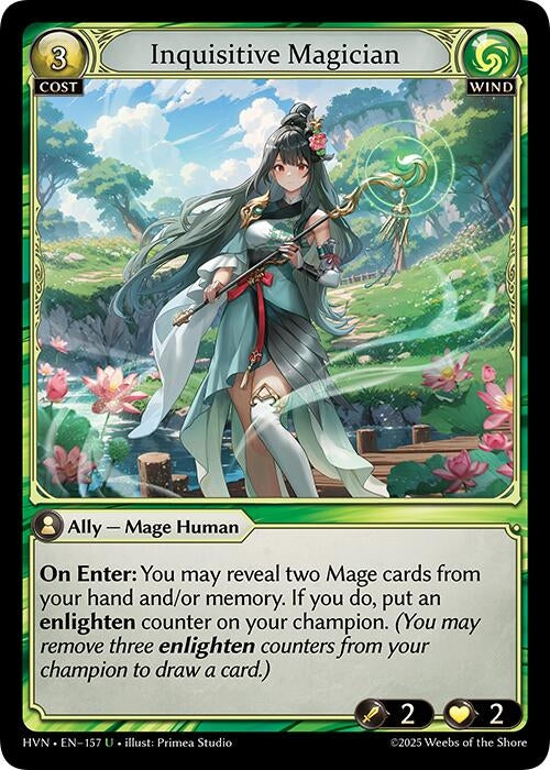 Image for Inquisitive Magician (157) (Abyssal Heaven) - Grand Archive TCG