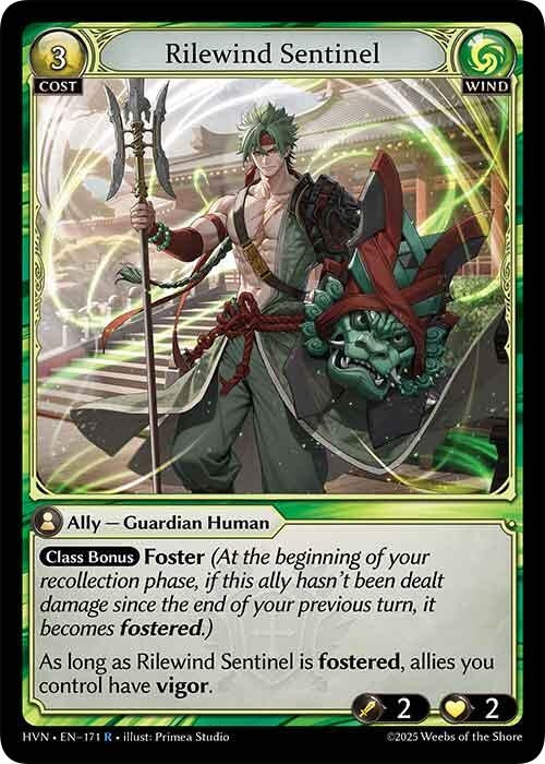 Image for Rilewind Sentinel (171) (Abyssal Heaven) - Grand Archive TCG