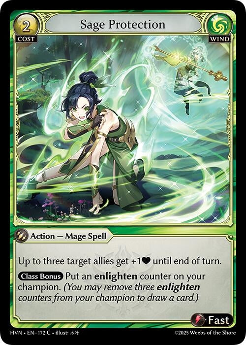Image for Sage Protection (172) (Abyssal Heaven) - Grand Archive TCG