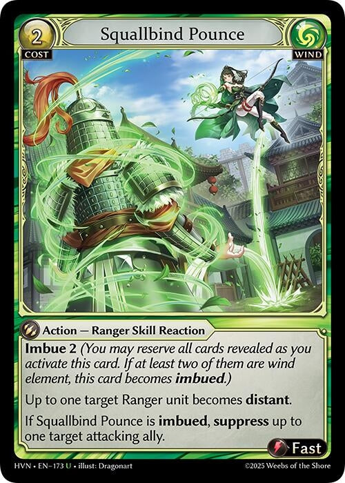 Image for Squallbind Pounce (173) (Abyssal Heaven) - Grand Archive TCG