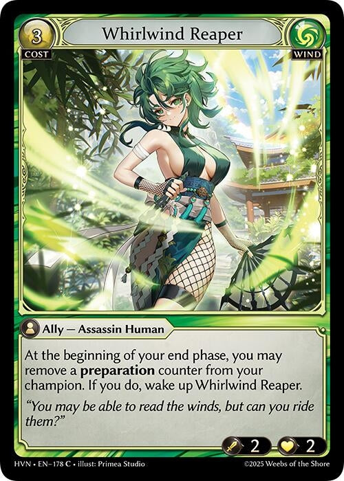 Image for Whirlwind Reaper (178) (Abyssal Heaven) - Grand Archive TCG