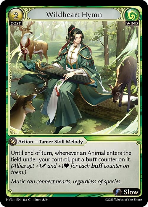 Image for Wildheart Hymn (181) (Abyssal Heaven) - Grand Archive TCG