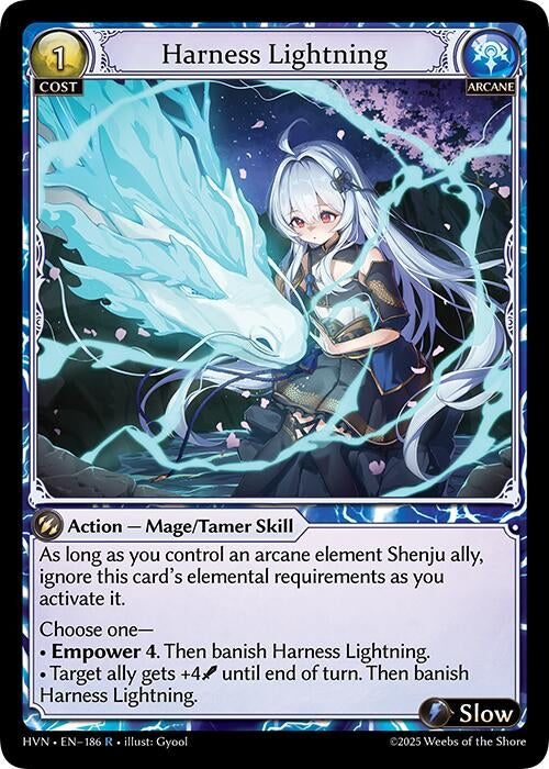 Image for Harness Lightning (186) (Abyssal Heaven) - Grand Archive TCG